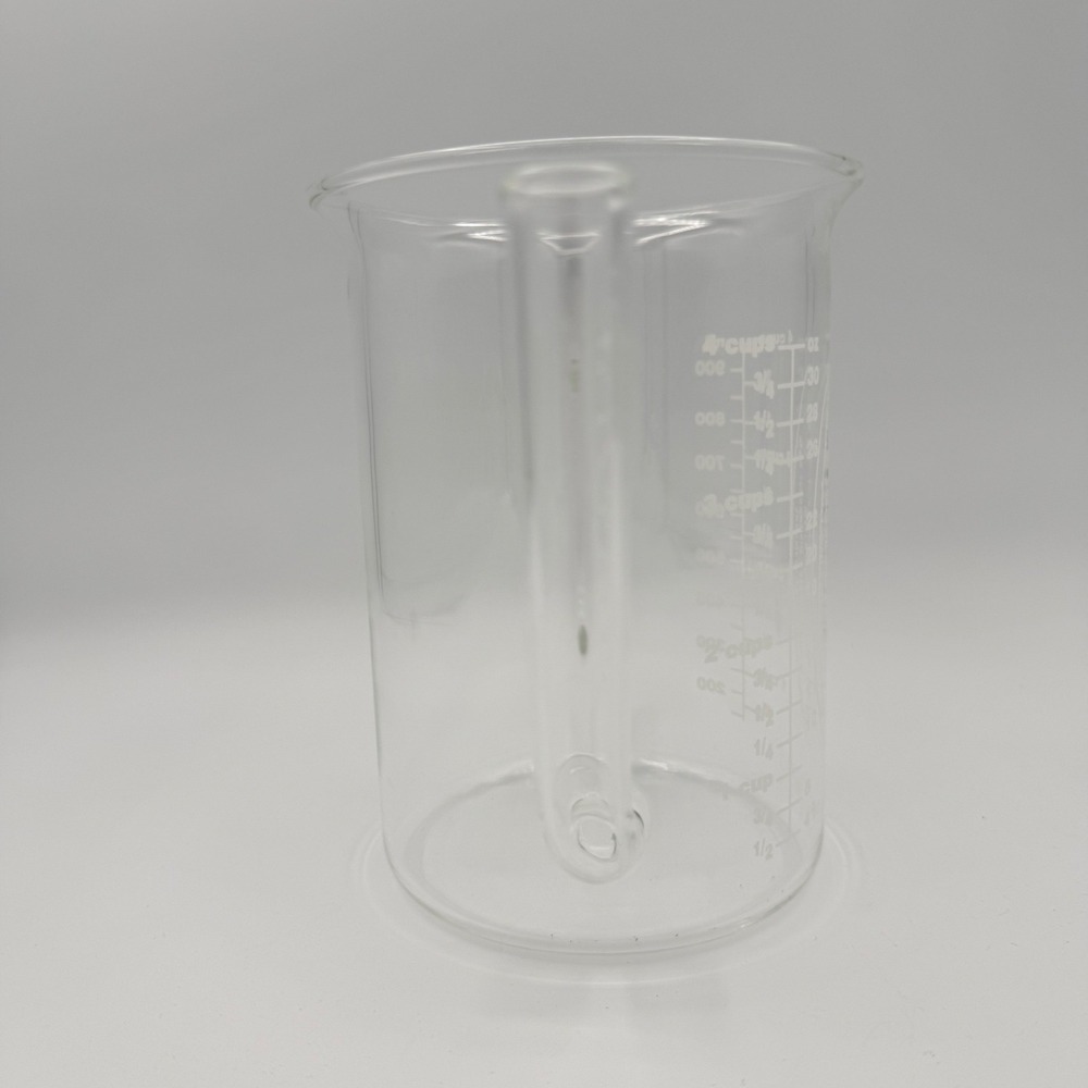 Catamount Flameware Glass Fat Separator Measuring Cup 4 Cup 32 oz Clear Spout - Picture 5 of 6